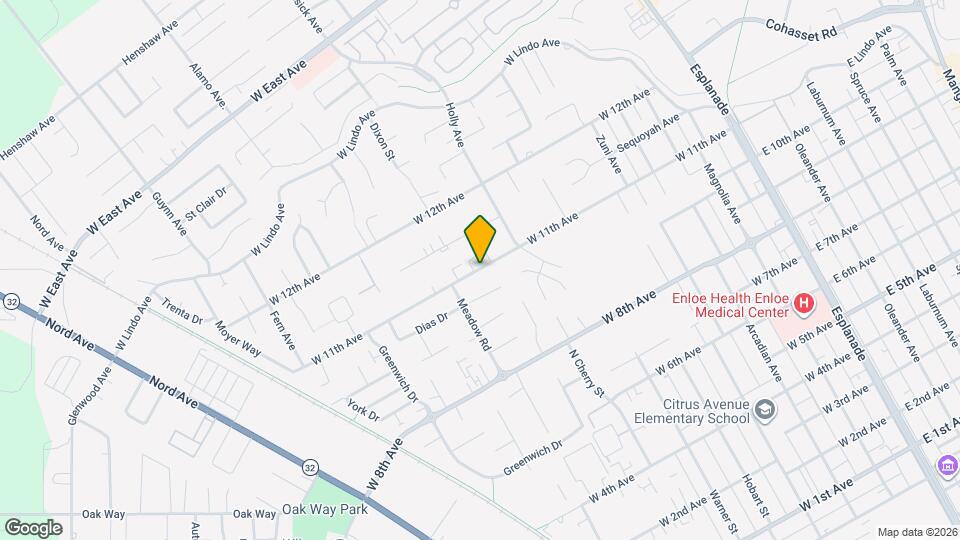 785 W 11th Ave Map and Location Details