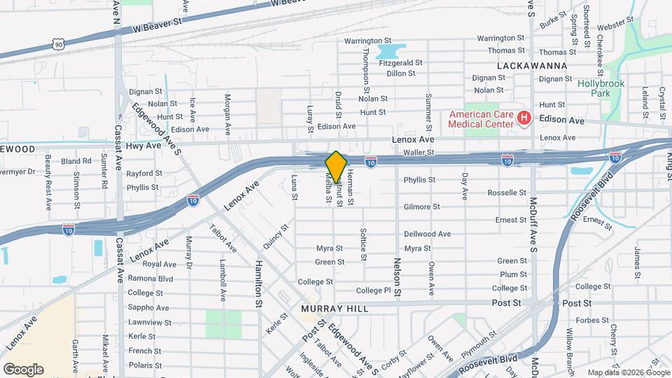 658 Chestnut St Map and Location Details