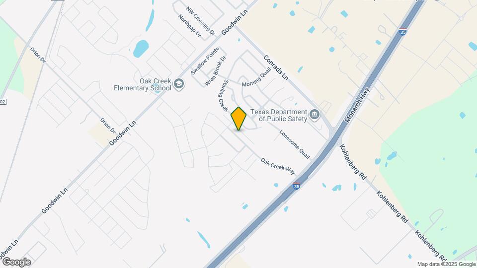 252 Oak Creek Way Mapa y Detalles de la Ubicación