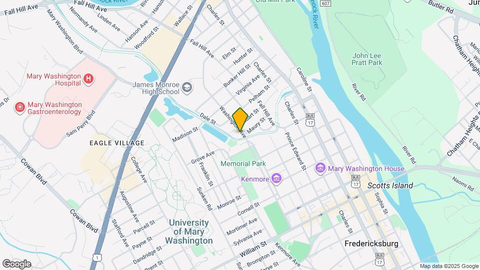 1704 Washington Ave Map and Location Details