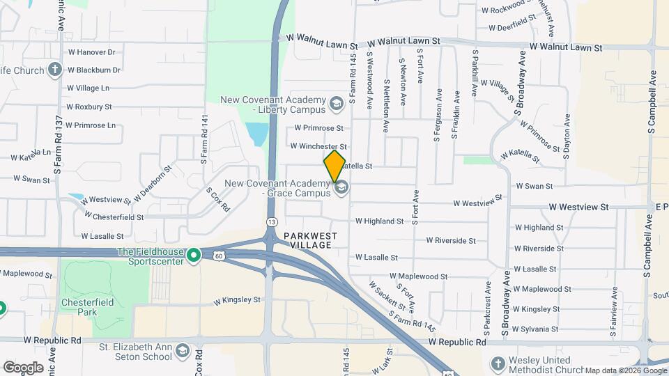 1630 W Swan St Map and Location Details