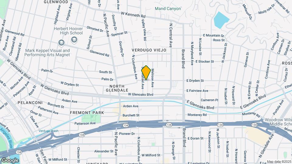 1040 San Rafael Ave Mapa y Detalles de la Ubicación