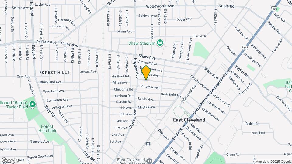 14008 Savannah Ave Map and Location Details