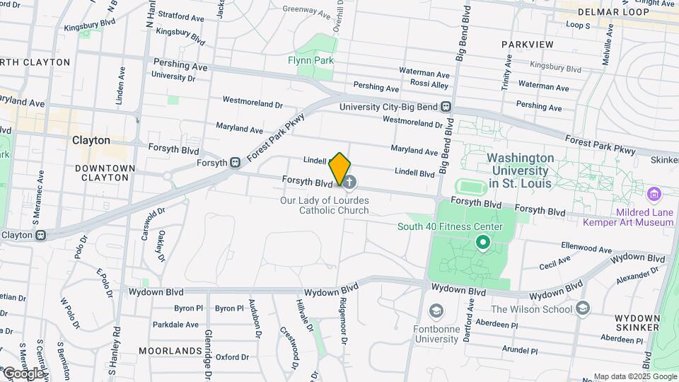 7208 Forsyth Blvd, Unit 1 East Map and Location Details