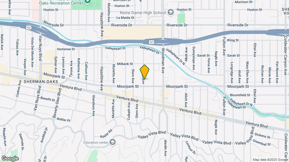4420 Matilija Ave Map and Location Details
