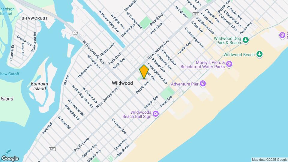 148 E Burk Ave Mapa y Detalles de la Ubicación