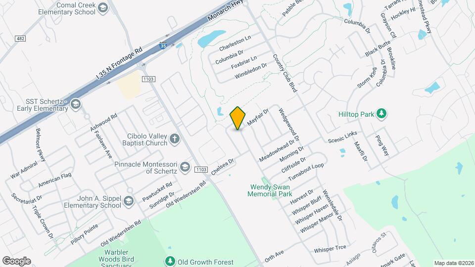 5017 Cherry Tree Dr Map and Location Details