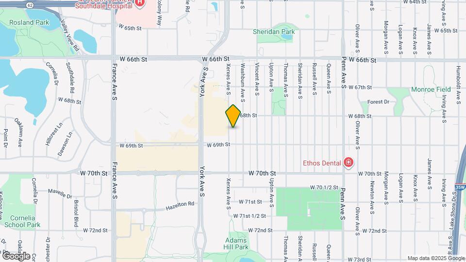 6825 Xerxes Ave S Map and Location Details