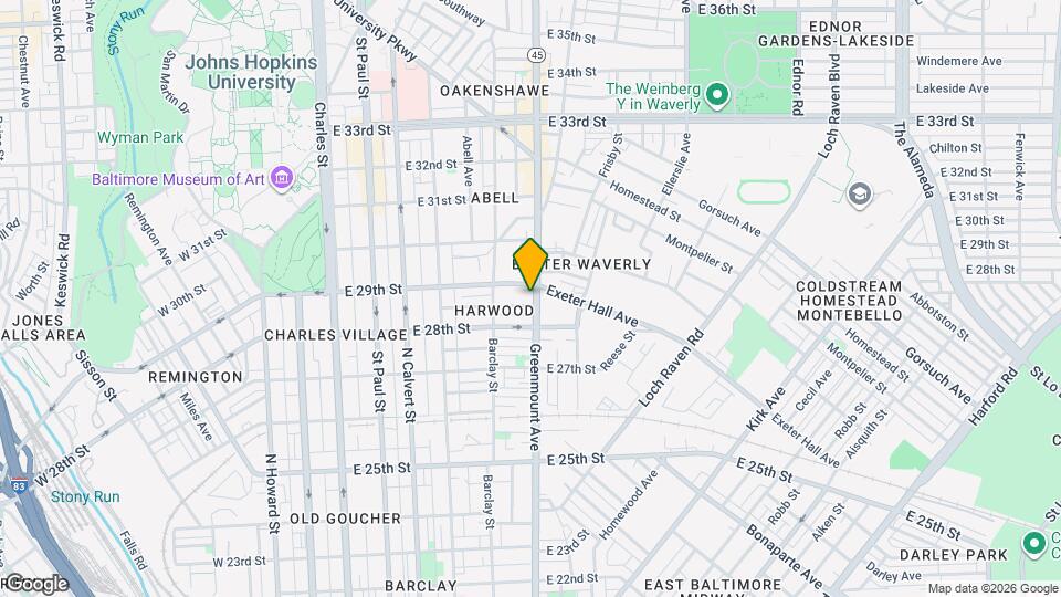 452 Ilchester Ave Map and Location Details