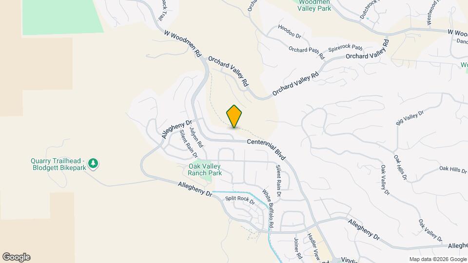 7225 Centennial Glen Dr Mapa y Detalles de la Ubicación