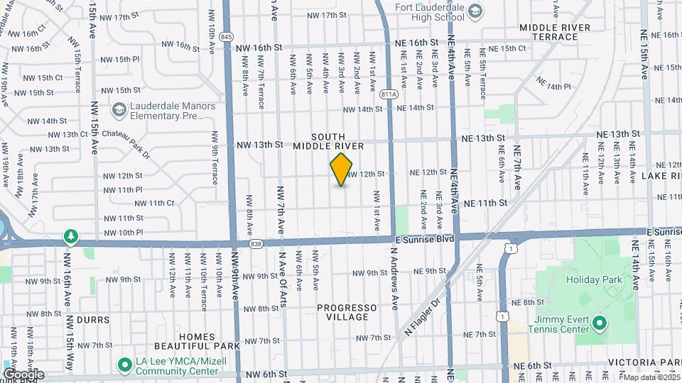 1123 NW 3rd Ave Mapa y Detalles de la Ubicación