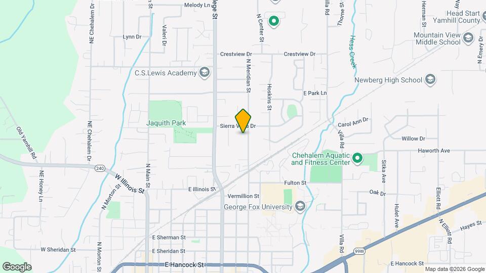 1215 N Meridian St Map and Location Details