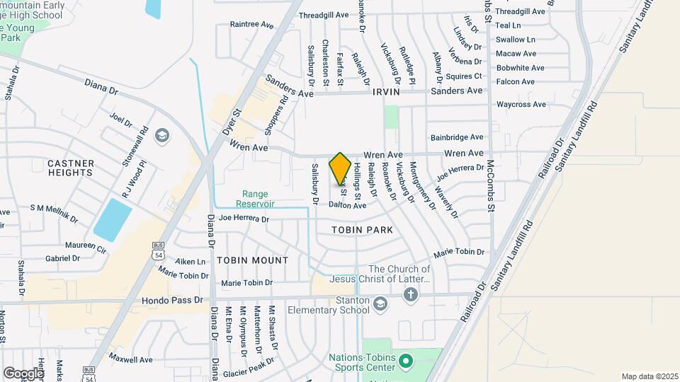 9307 Fairfax St Map and Location Details