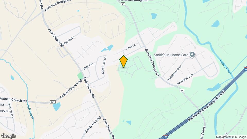 1104 Mission Hill Ln Map and Location Details