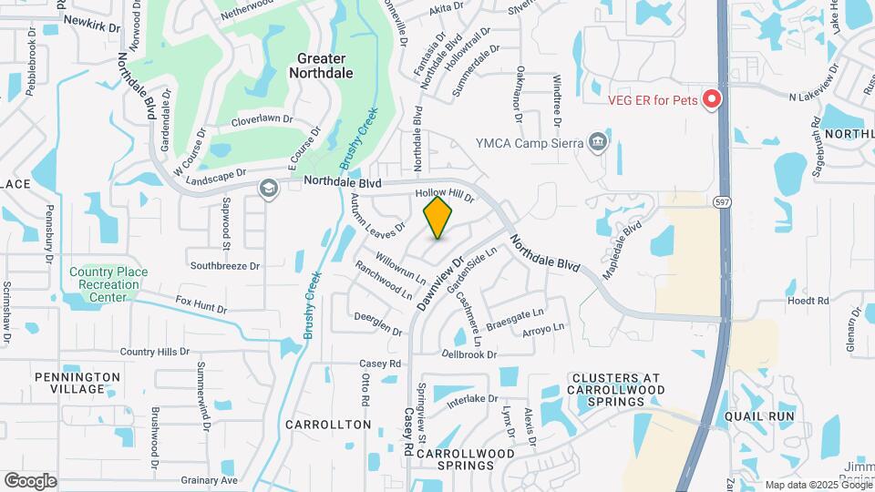 4306 Woodlark Dr Mapa y Detalles de la Ubicación