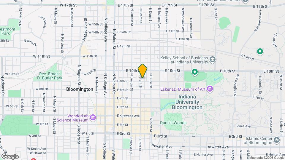 405 E 9th St Map and Location Details