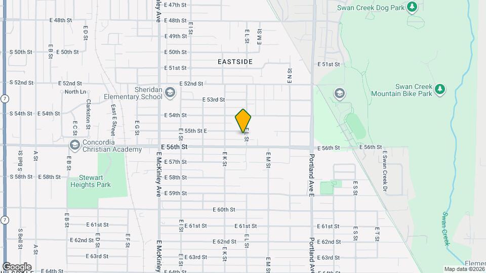 5502 E L St Map and Location Details