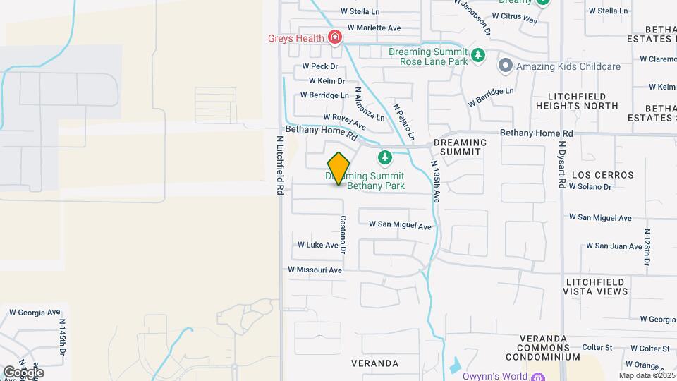13717 W Solano Dr Mapa y Detalles de la Ubicación