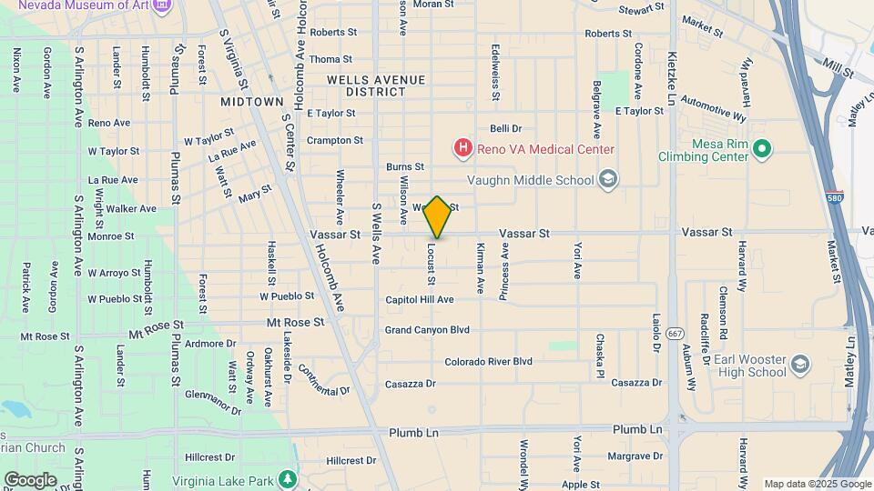 1308 Locust St Map and Location Details