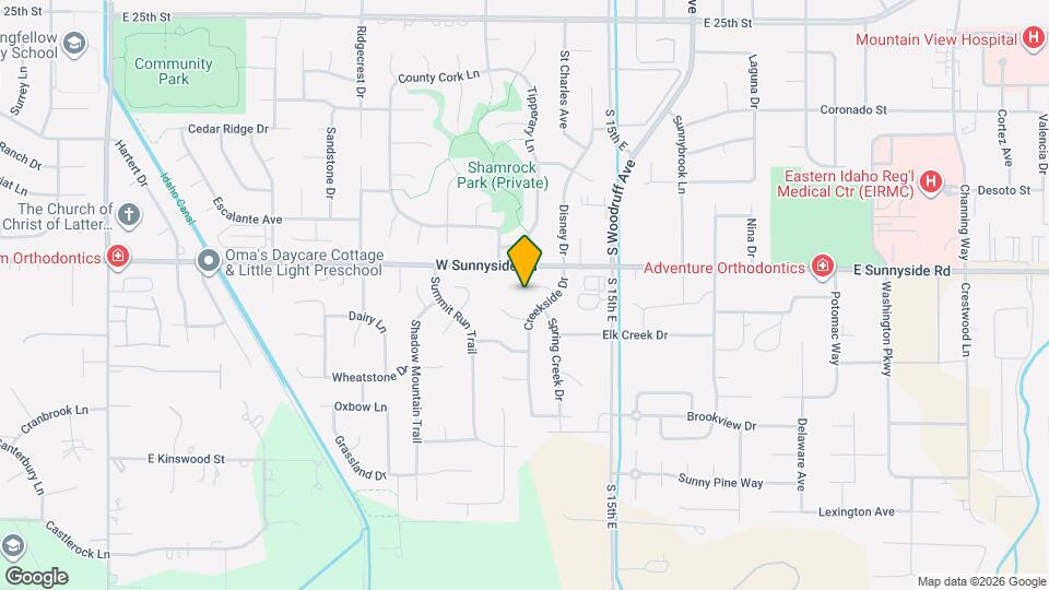 1322 Walstrom Ln Map and Location Details