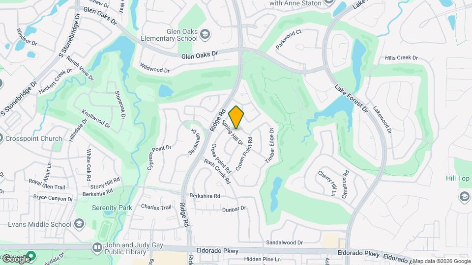 5900 Spring Hill Dr Map and Location Details