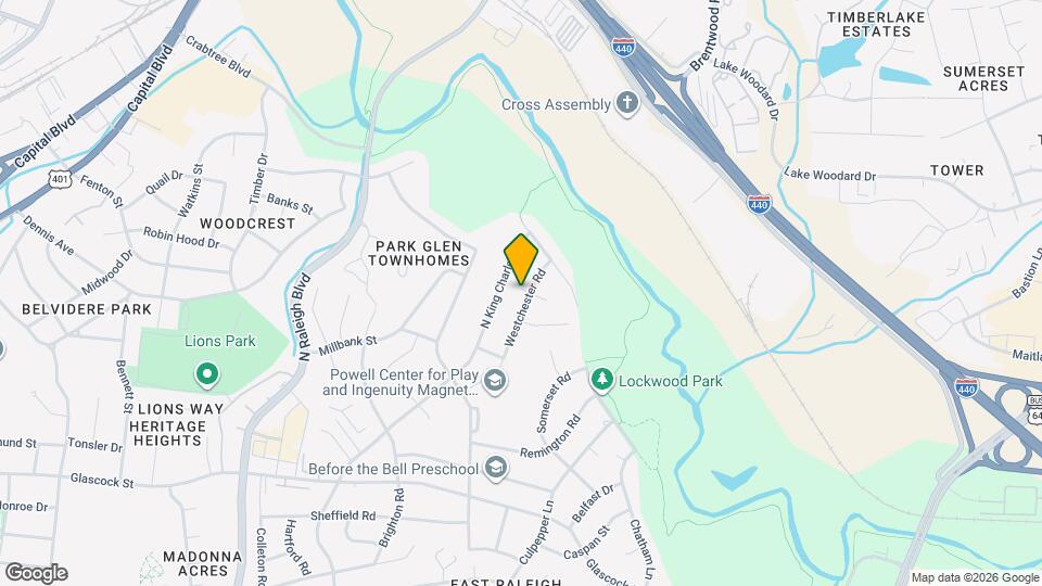 1517 Westchester Rd, Unit 1517B Mapa y Detalles de la Ubicación