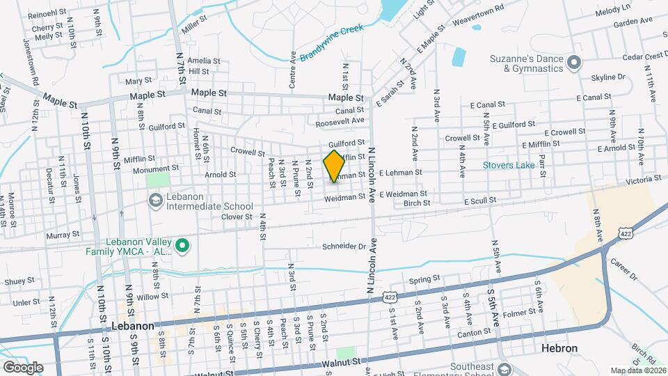 359 N 1st St Map and Location Details