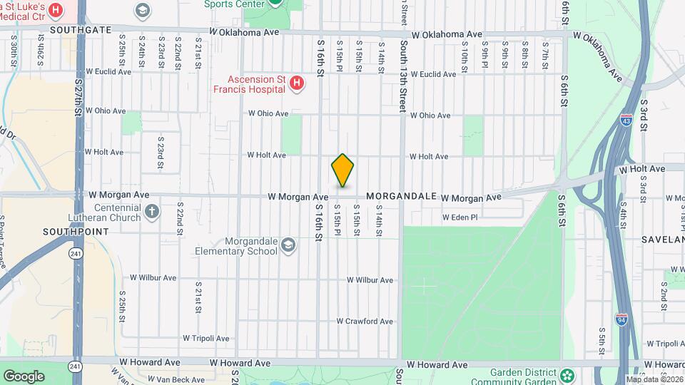 3472 S 15th Pl Map and Location Details