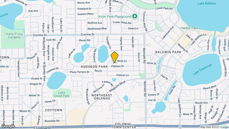 3623 Chelsea St Map and Location Details