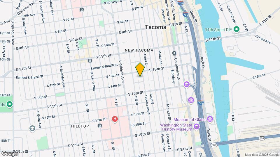 1316 Tacoma Ave S Map and Location Details
