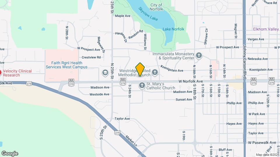 2206 W Norfolk Ave Map and Location Details