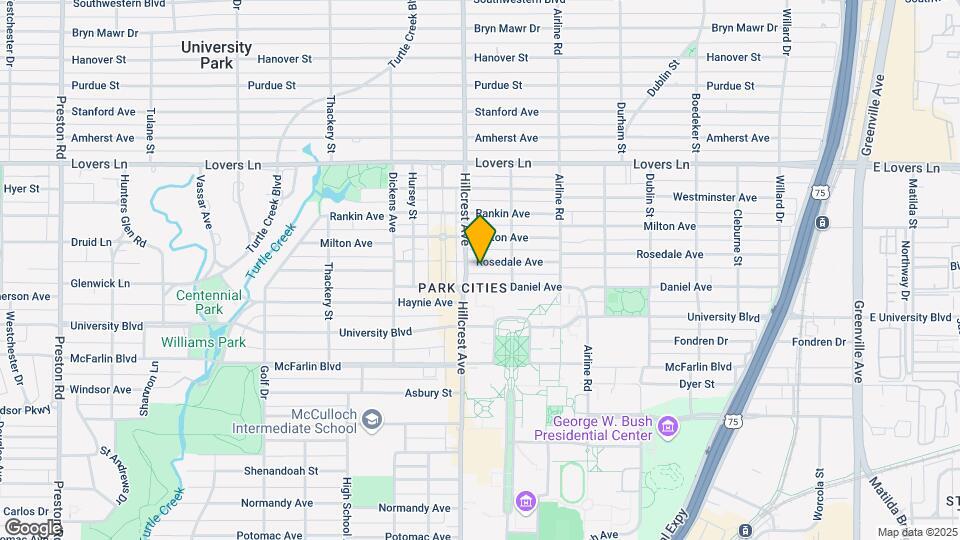 3329 Rosedale Ave Map and Location Details