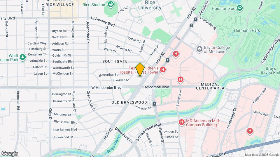 6800 Main St Map and Location Details