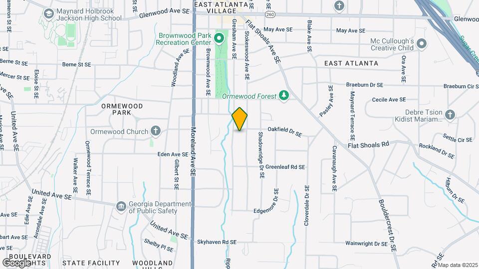 1095 Oakfield Dr SE Mapa y Detalles de la Ubicación