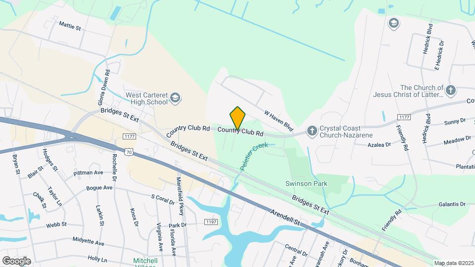 4513 Country Club Rd Map and Location Details