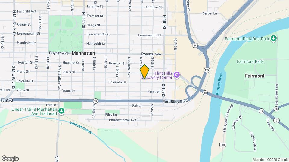 522 Colorado St Map and Location Details