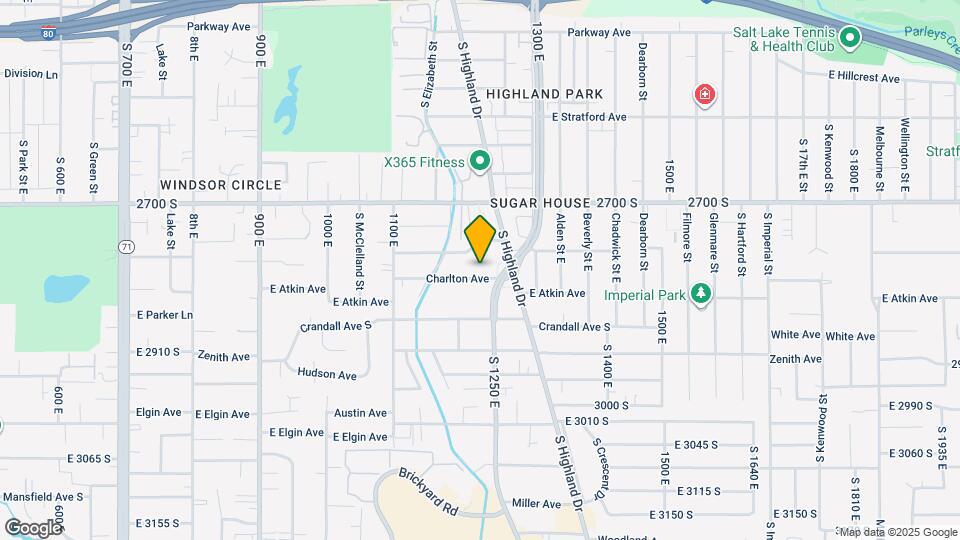 1213 Charlton Ave Map and Location Details