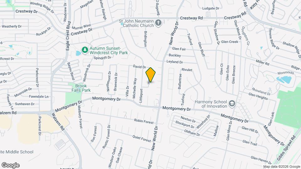 8310 Hastings Map and Location Details