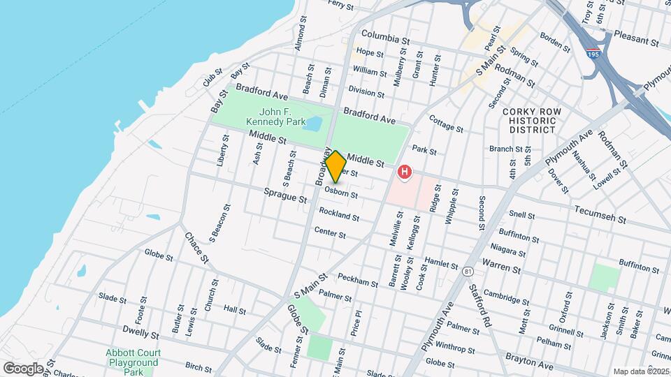 102 Osborn St Mapa y Detalles de la Ubicación
