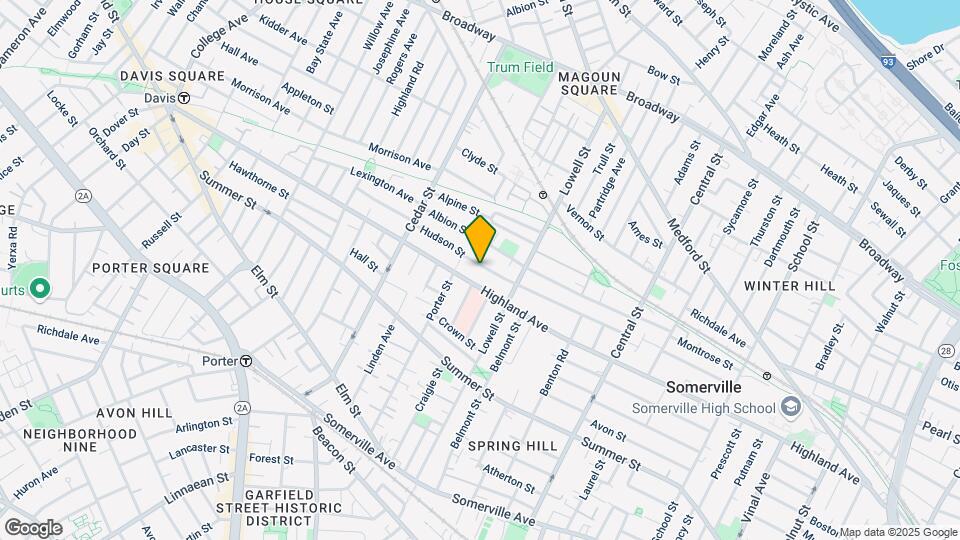 122 Hudson St, Unit 2 Map and Location Details