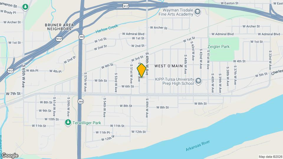 453 S 50th West Ave Map and Location Details