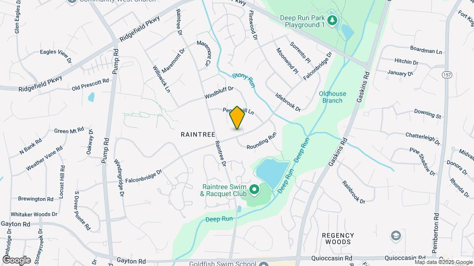 10216 Falconbridge Dr Map and Location Details