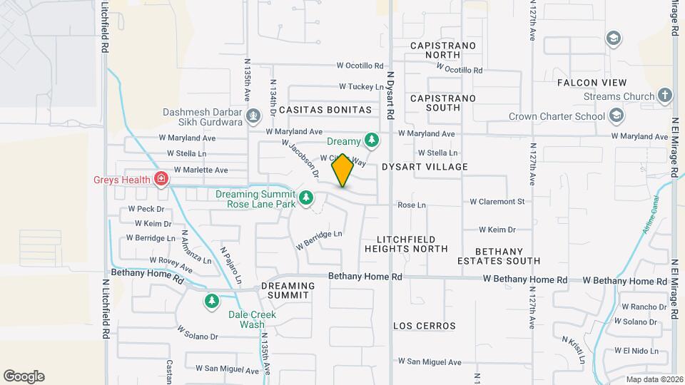 13221 W Jacobson Dr Map and Location Details