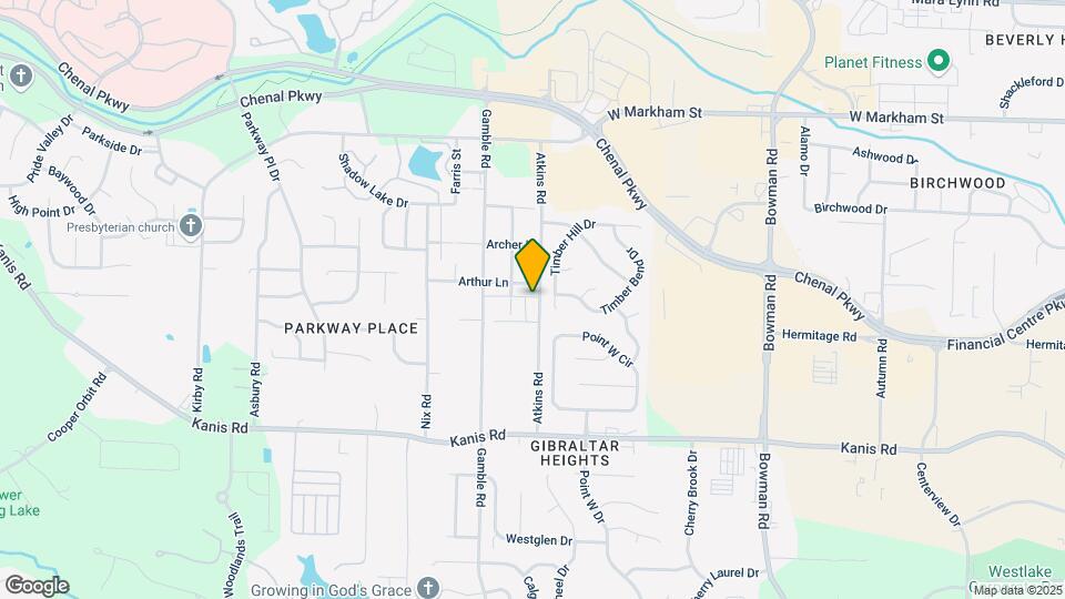 610 Atkins Rd Map and Location Details
