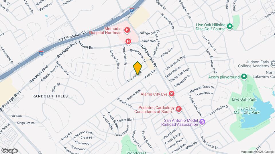 7220 Rimwood St Map and Location Details