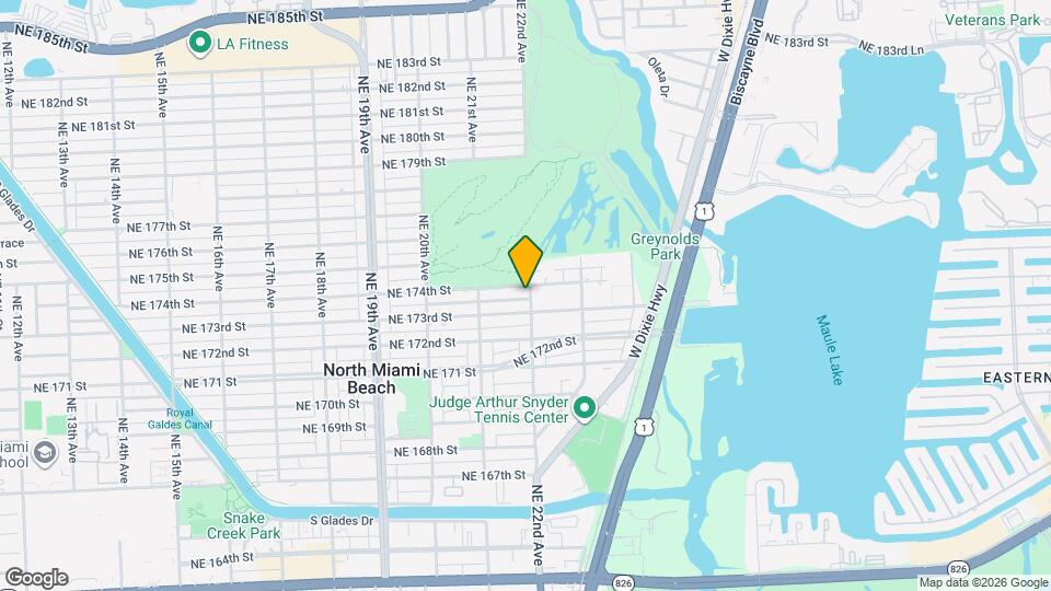 17390 NE 22nd Ave Map and Location Details