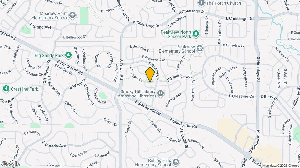 5389 S Bahama Ct Map and Location Details