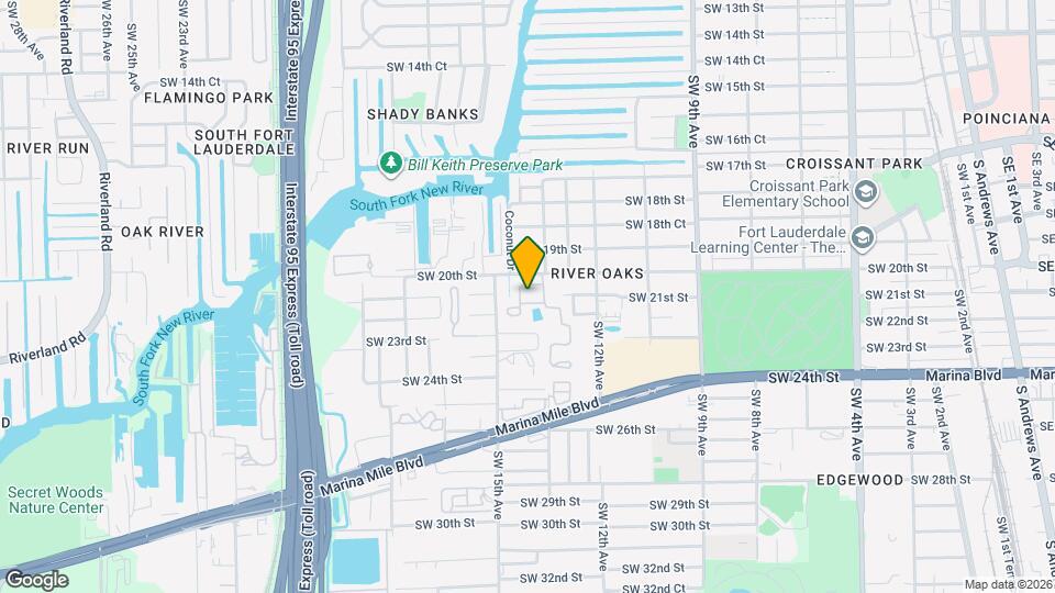 1419 SW 21st Ct Mapa y Detalles de la Ubicación
