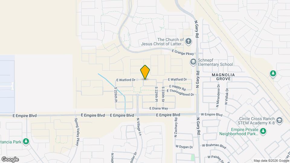 22815 E Watford Dr Map and Location Details