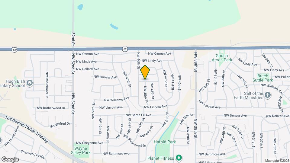 4505 NW 45th St Map and Location Details